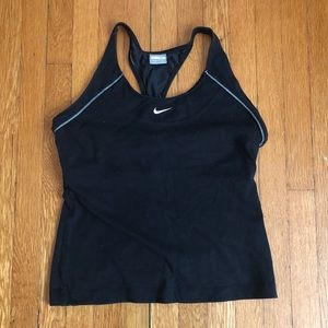 Black Nike Activewear Racerback Tank Top
